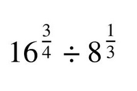 画像の数学の問題で質問です。
16の方を2の4乗と考えて4分の3を約分し2の3乗にするというのはわかったのですが「8(2の3乗)÷8の3分の1乗」で計算することはできないのですか？？ どちらも2で合わせなきゃいけないのか、合わせた方が良い、一般的であるなど教えて下さるとありがたいです。
よろしくお願いします。