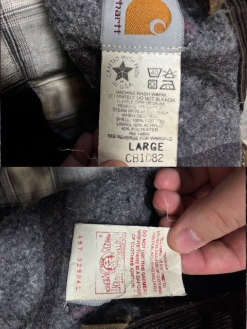 Carharttの製造年について質問です。横タグは80年代～90年初頭と
