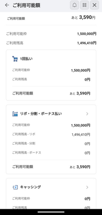 PayPayカードにて
ネットショッピングでよく買い物をしていたのですが先日、ご利用可能額が足りないとなりました。
毎月支払うお金は一度も滞したこともなく、必ず期限内に支払っています。 調べてみても支払うとご利用残高が戻る？となってるはずなのですが、一度も戻ったことがありません。
詳しい方お願いします！