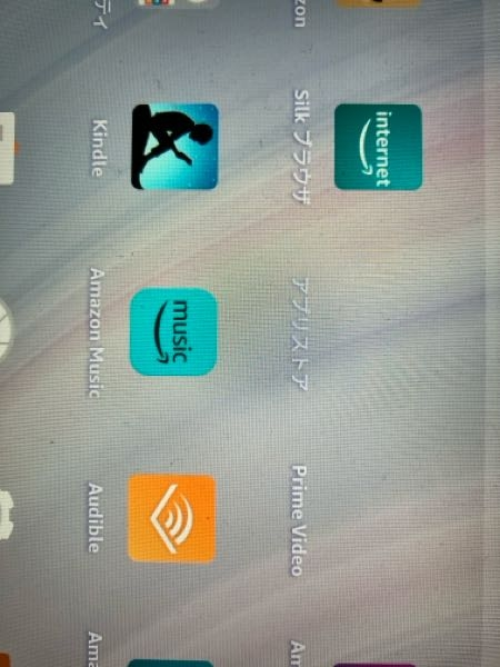 ファイアタブレットでアイコンが一部表示されなくなってしまいました。タップしたらアプリは立ち上がります。故障でしょうか？直し方あったら教えてください。