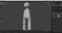 blenderでキャラクターに入ったスジを消したいです。

閲覧ありがとうございます。 3頭身くらいの人型のキャラクターのモデリングをしているのですが、画像のように一部分に骨みたいなスジ？が入ってしまいました。
原因となっている頂点を全選択してGキーで移動させたりしているのですが、解決しません。
修正するいい方法はありませんでしょうか。

blenderを初めて1週間くらいの初心...