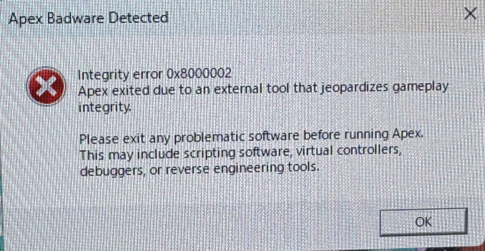 2ヶ月ほど前急にAPEXが開かなくなりました。 そのうち開けるだろうと放置していましたがいまだに開けません。 ちょうど開けなくなる前にBO6が開けずアンチウイルスソフト関連の物をアンインストールしました。 もしかしたらその中に消しては行けないものがあったのかもしれません。 何かわかる方がいれば教えてほしいです。