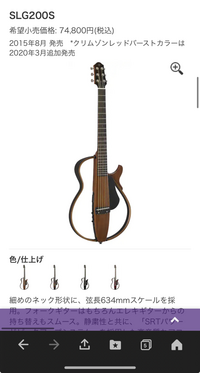 サイレントギターSLG200Sの出荷時の弦はカスタムライトゲージ