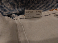 リーバイス505について質問です。このラベルで、製造年月日、製造国 