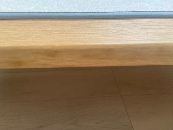 ベッドフレームのシミについて - 無印のベッドを2台くっつけて 