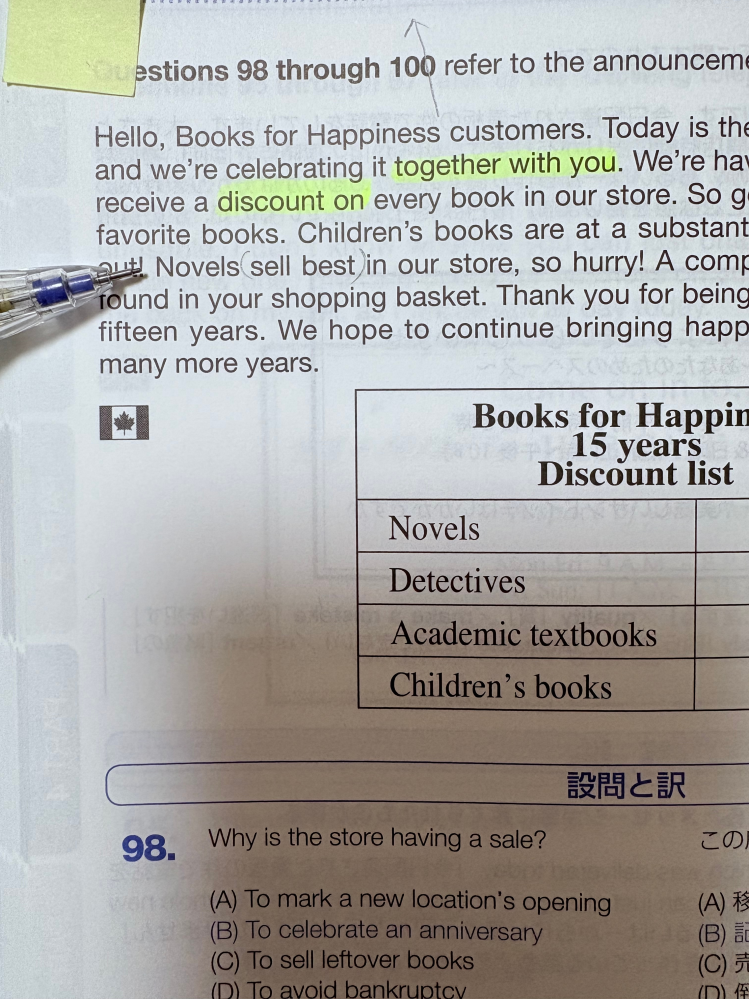 ペンで指している英文 novels sell best in our このsellはnovelsの述語ですか？ novelsは売られる側なので…sellがどういった品詞？や文法で使われているのか知りたいです。