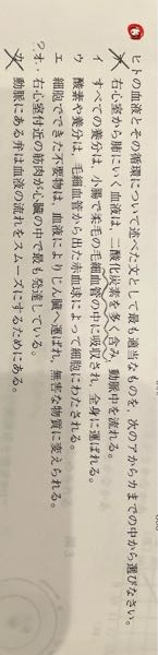 理科 中学 写真の問題の答えはあ ですが、他の文はどの部分が間違っているのでしょうか？