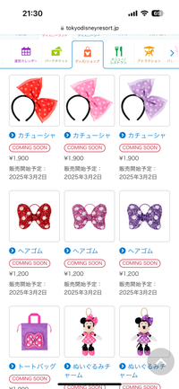 こちらのミニーちゃんのグッズはイベントのグッズではないので