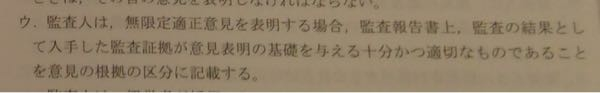 公認会計士試験監査論の質問 意見の根拠の区分とはなんですか？