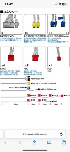rtx3060tiの補助電源コネクタ(8pin＋6pin)にこ - Yahoo!知恵袋