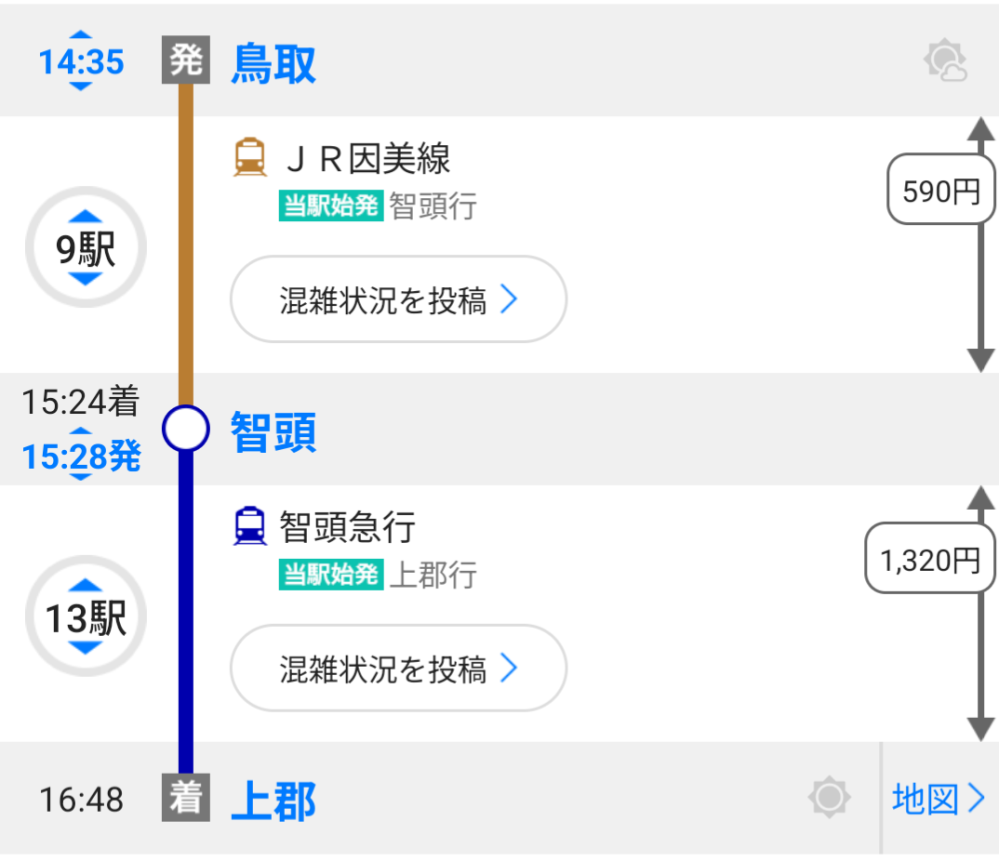 青春18切符で鳥取→上郡を移動するんですけど、智頭駅の4分乗換で智頭線の切符って買えますか？