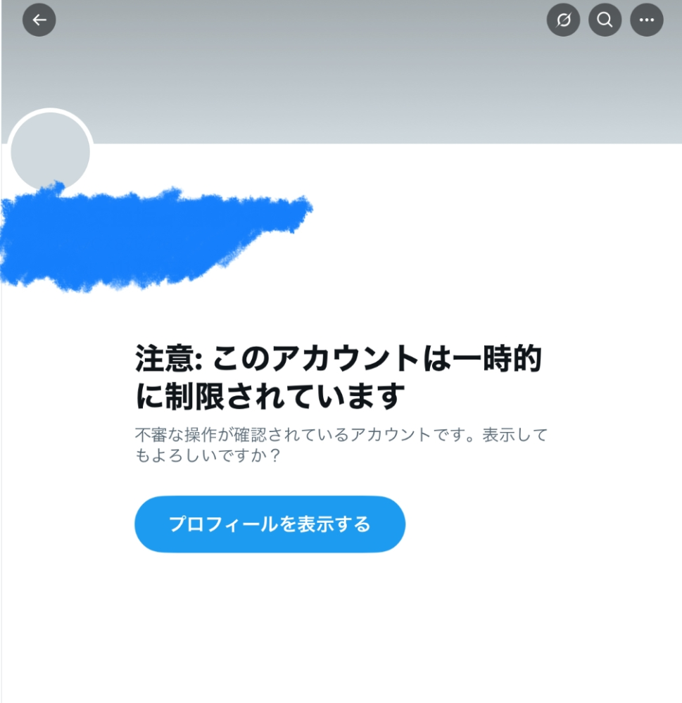 X(旧Twitter)で交換垢をやっていたのですが、画像のように一時的に