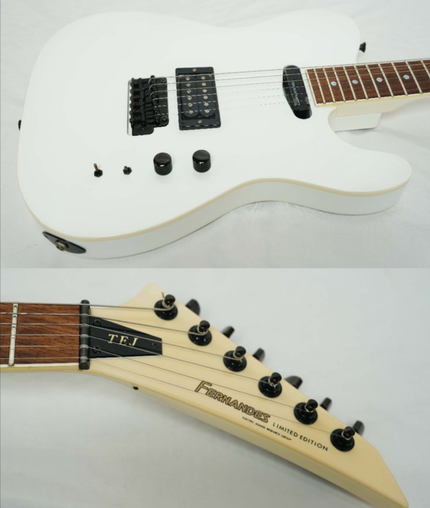 フェルナンデス TEJ-50 白 1990年購入 ワンオーナー 音出しOK！ フェルナンデス TEJ-50 白 1990年購入 ワンオーナー 音出しOK！