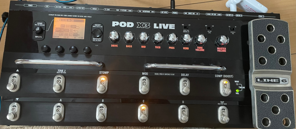 LINE6　POD X3 LIVE　エフェクター ギターマルチエフェクターLINE6 POD X3 LIVEについて