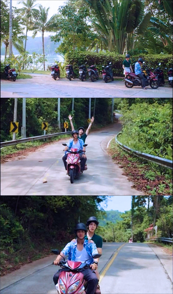 最近 タイのドラマにハマっている者ですが、見ている『 Love Sea （ラブ シー） 』というドラマに出て来た このバイクは、どこ製の何というバイクですか？？ あくまでも主役は男二人なので、バイク自体はあまり映っていませんが、分かりますでしょうか？