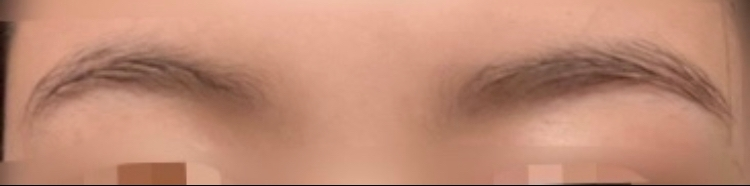 私はこの眉毛を並行で薄めの眉毛にしたいです。どこを剃って、どういうやり方で薄くすれば良いと思いますか？ ちなみに、私は高校生で学校がメイク禁止なので眉毛を書く事が出来ません。自力でどのようにしたら自然な感じで並行薄めの眉毛に出来ると思いますか？ご回答よろしくお願いします。
