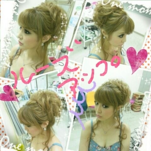 この髪型をアレンジして欲しいんですが、美容院で写真を見せたらできますでしょうか。。 どなたか説明できる方などいないですか…？;;