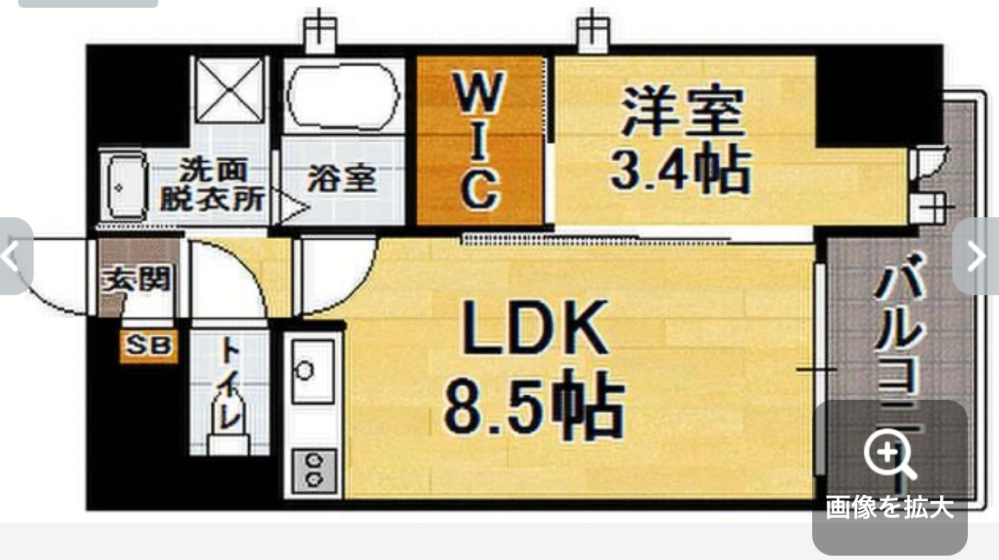 写真のような間取りで冷蔵庫をどのように設置するべきかアドバイスをいただきたいです。 また、女性の一人暮らしをする広さとして良い悪いなどご意見ありましたらご教示願います。