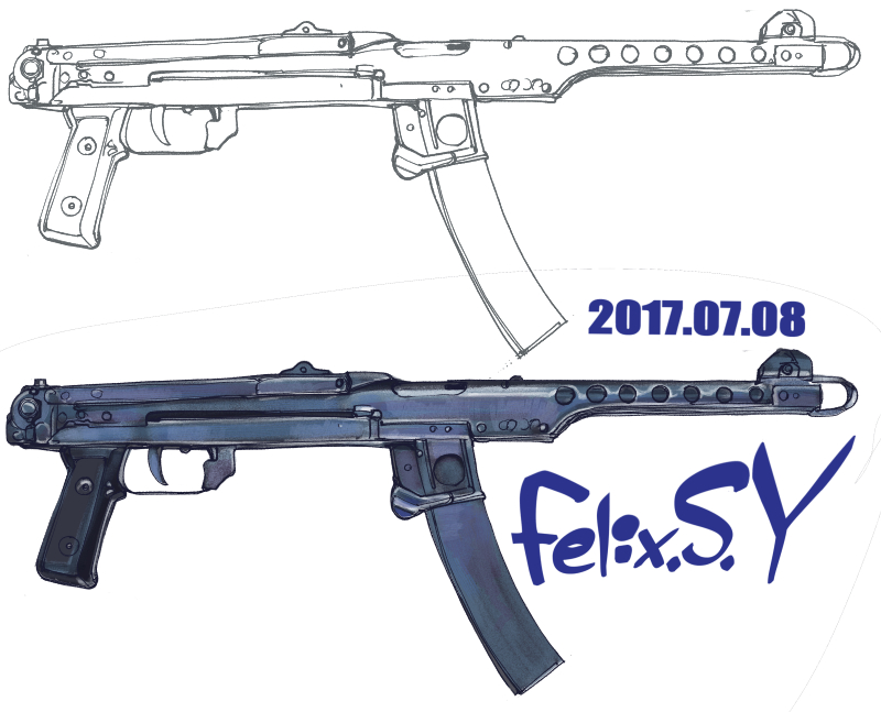 ★おはようごじゃいマシユマロ！ ミリタリーカテのみなシャン！ ボクは小学生でしゅ。 いい陽気の水曜日の朝の５分ラクガキ絵でしゅ。何を描いたか、分かりマシュかあ？