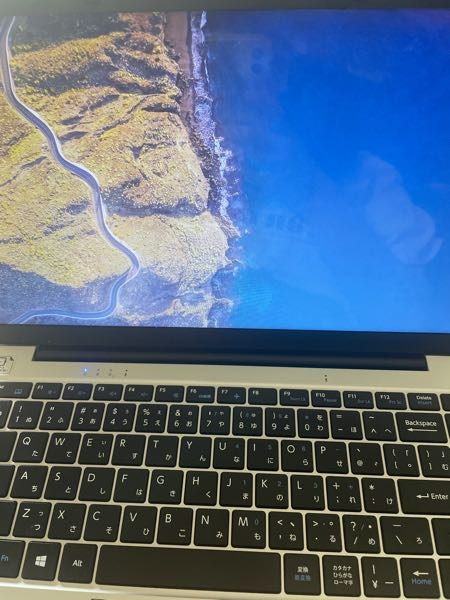 VETESAのノートパソコンで電源をつけるとこの画面でずっと止