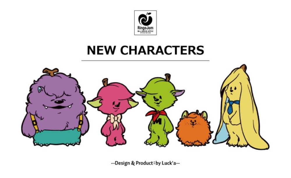 ミセスグリーンアップルのキャラクターのメメル達はメンバーの誰とか 