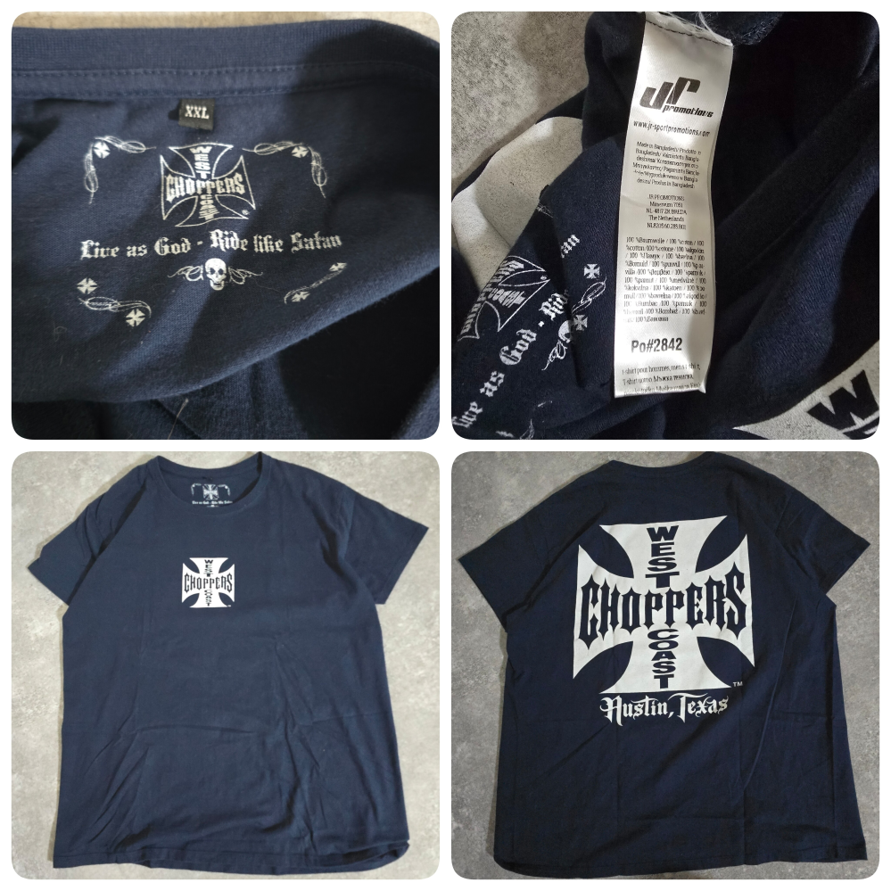 ウエストコーストチョッパーズのアイアンクロスの定番デザインを