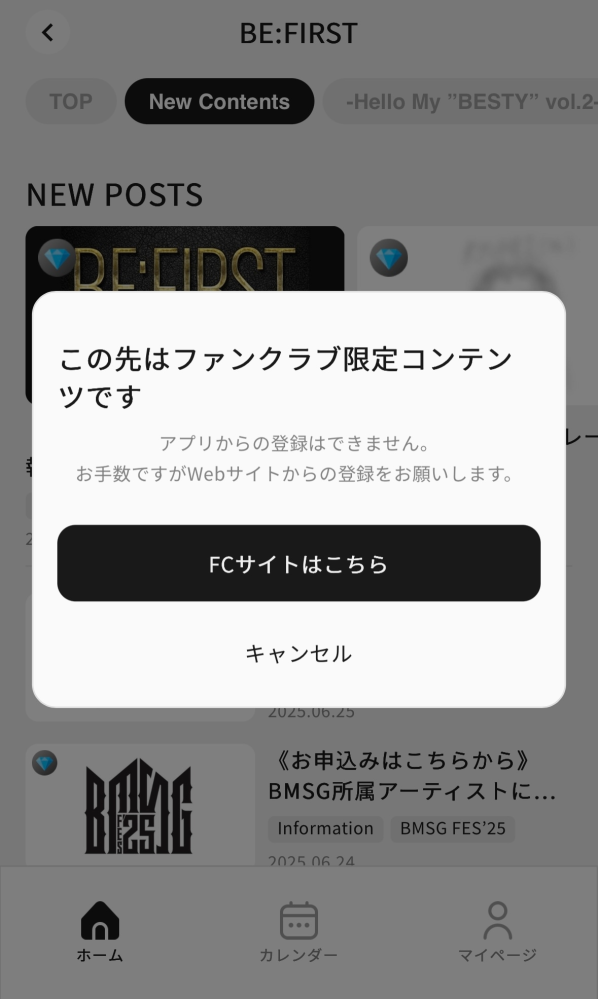 BE:FIRST ファンクラブ会員証 BESTY Official Fan Club 