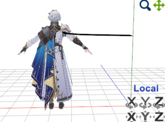 MMD(MMM)について質問です。崩壊:スターレイルのファイノンのモデル 