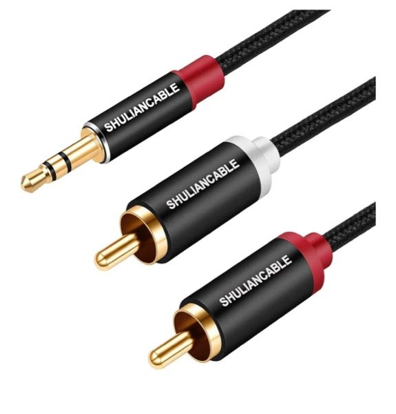 急募 オーディオケーブルについて 詳しくないので、専門用語とかは使えません。 ゲーム等によくある赤白黄のRCAケーブルの内、音声の赤白のケーブルをひとつにまとめるようなケーブルないですか？ 赤白ケーブルのメス⇒RCAケーブルのオス(イヤホンジャックのオスは×) 調べ方もよく分からないので、詳しい方よろしくお願いします。