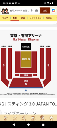 9/14 有明アリーナ スティング STING 3.0 JAPAN TOUR S席 2枚