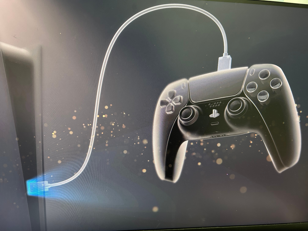 ps5を初期化したらこの画面から動きません。psボタンを押しても反応