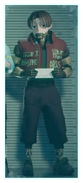 ミルキーサブウェイのカートの服の英字はなんて書いてあって、意味