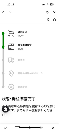 yoloで買い物をしました。発送が遅いとのことですが一週間で発