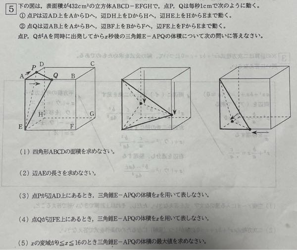 数学の答えの書き方はzxでしょうか？xzでしょうか？中学三