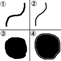 メディバンペイント始めたのですが ドット感ある線よりかは滑ら Yahoo 知恵袋