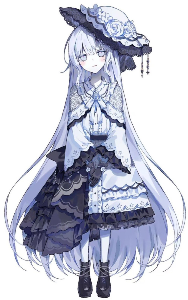 布の柄についての質問です。 - こちらのキャラは魔法少女の魔女