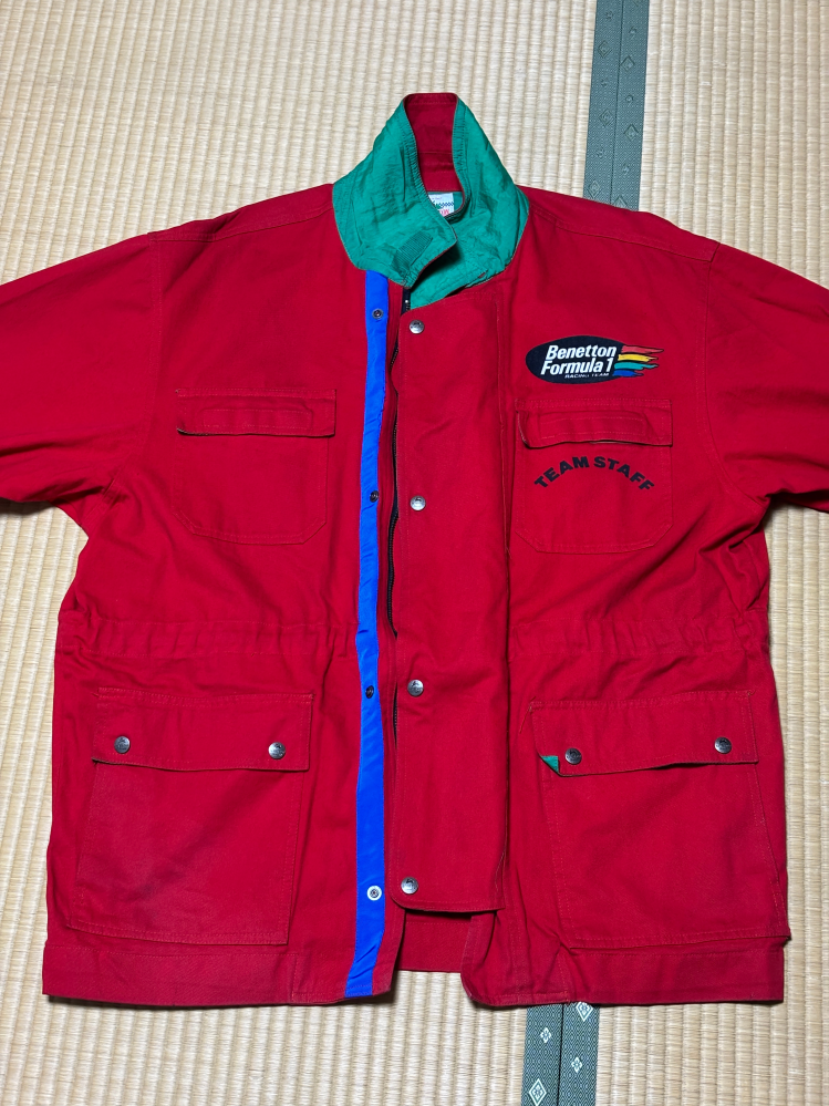 Benetton Formula 1 ジャケット ブルゾン レッド レーシング Benetton