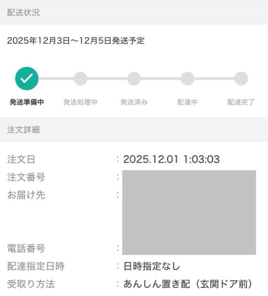 ZOZOTOWN発送です。今日注文したんですが、早く届いて欲しいです