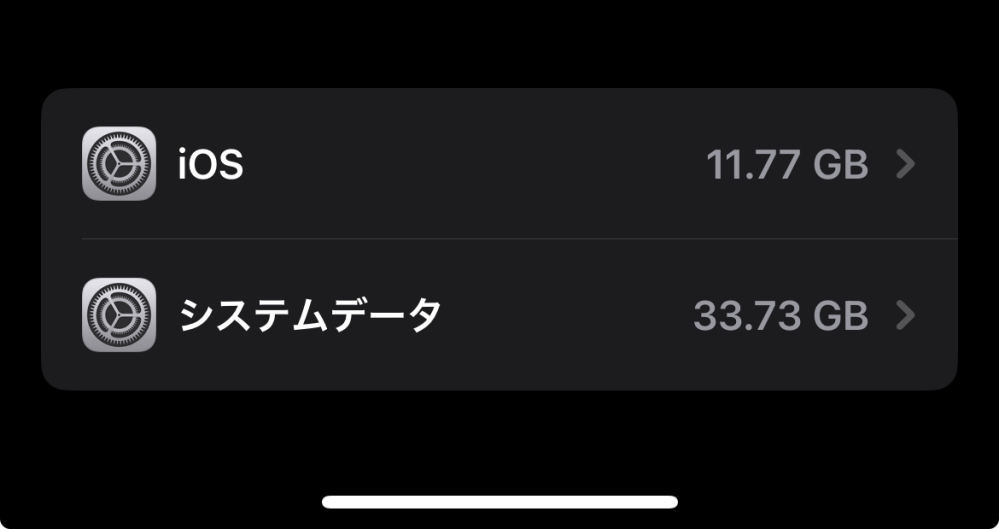 iPhoneのシステムデータについてです。64GBしかないのに - Yahoo!知恵袋