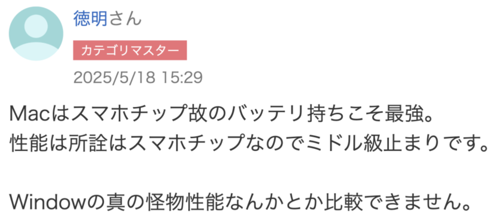 ミドル級で十分ならスマホチップでも良いですよね？