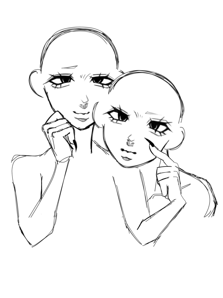 今、夢絵を描いているのですが明らか手が変な方に行ってるように見え 