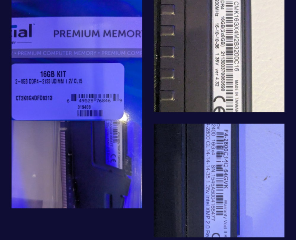 3種類のメモリが有ります。マザーボードは、ASRockのB55 - Yahoo!知恵袋