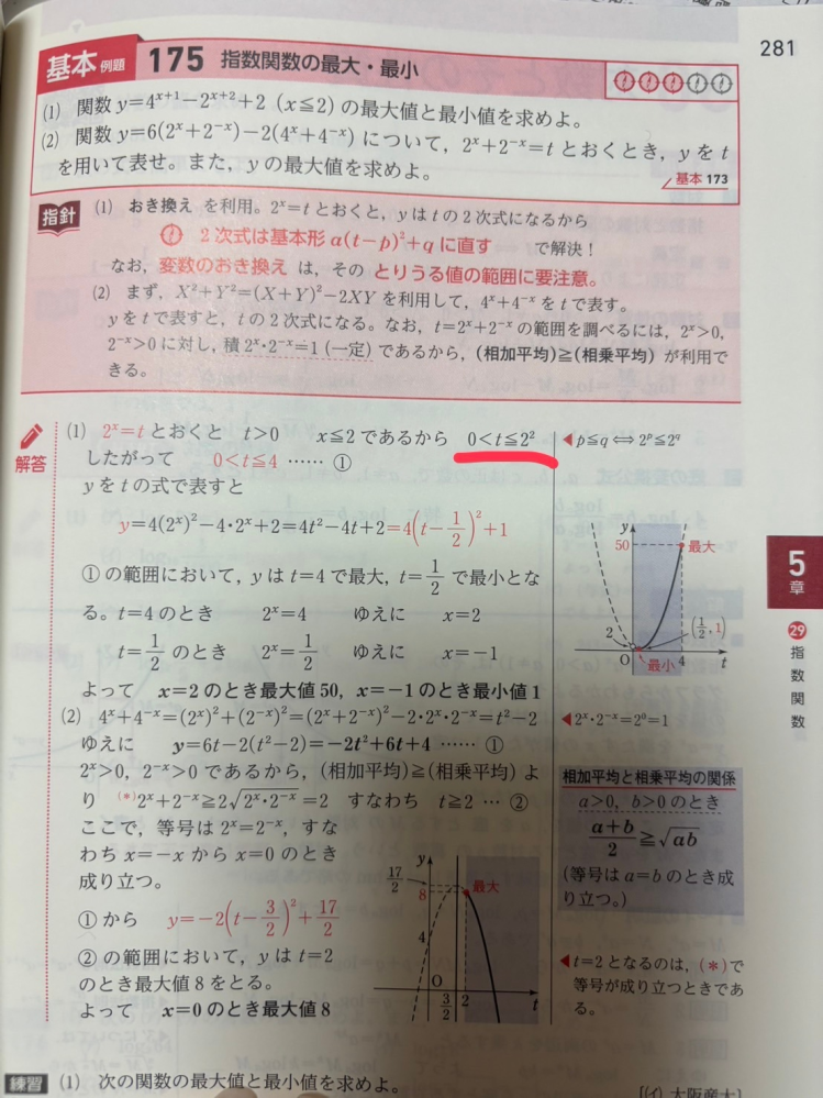 線を引いたところが何故こうなるのかがわかりません。お教えいただけないでしょうか。