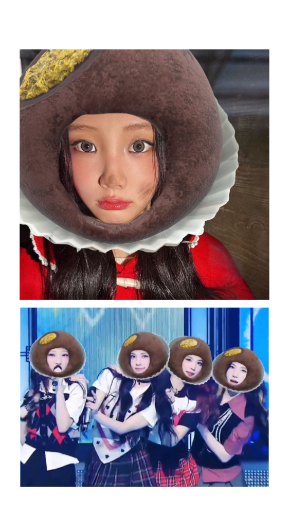 ILLITの公式Xで投稿されたウォニのドバイチョコのエフェクト？がどちらのものか分かる方教えてください！ 最近流行っているらしく、このドバイチョコのエフェクトをつけられた動画や写真が沢山流れて来て気になっています。調べても何も出てこなかったので、有識者の方いらっしゃれば教えて下さると幸いです。 ILLIT アイリット illit Hearts2Hearts hearts2hearts ハトゥハ ドバイチョコ