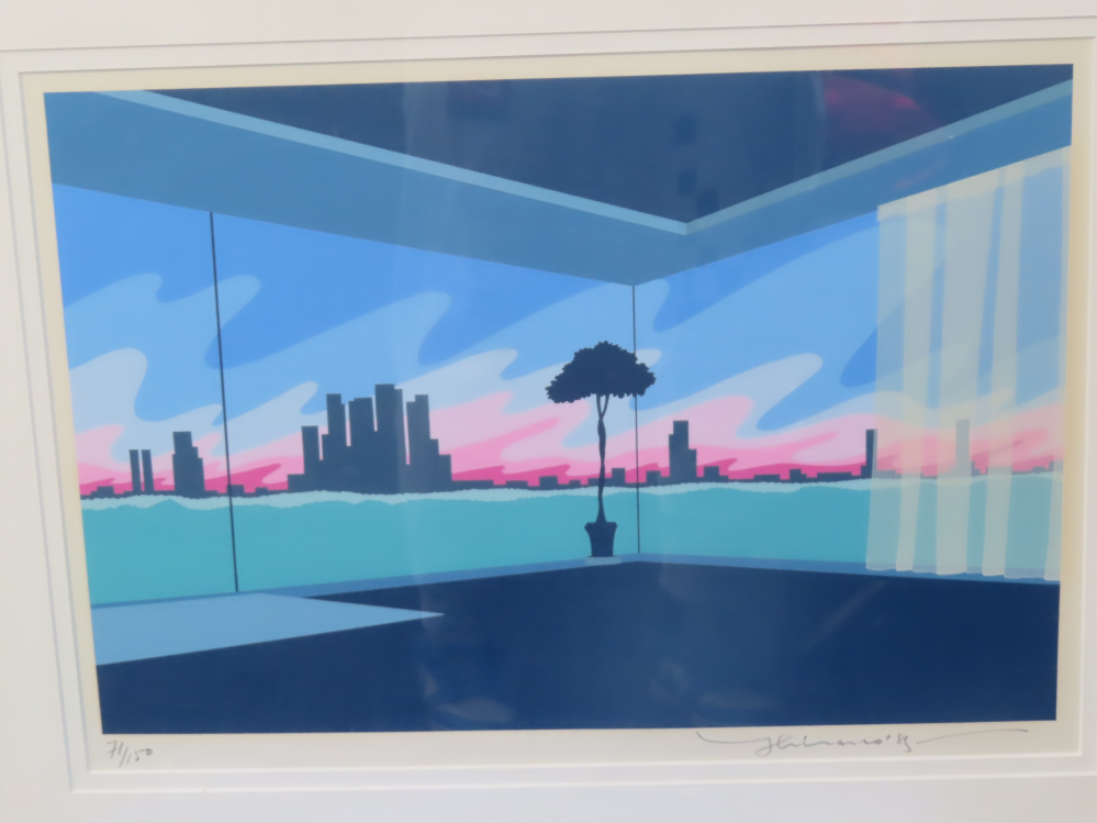 こちらの絵画は誰の作品かわかる方お願い致します。おそらくリトグラフ