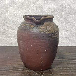 古美骨董】室町時代に日用雑器として大量生産されたのが備前焼大甕（お