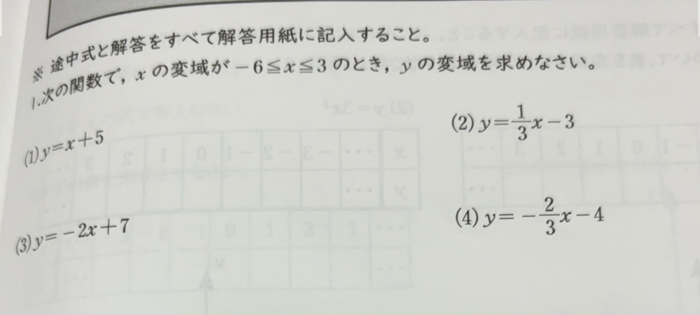 高一、数学のレポートの問題の答えを教えて欲しいです。3 - Yahoo!知恵袋