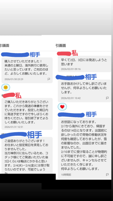 メルカリに詳しい方教えてください。先日購入したのが発送期限を