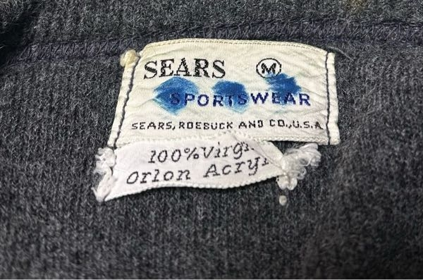 このsearsは大体何年代のものなんでしょうか古着屋でかったの - Yahoo 知恵袋