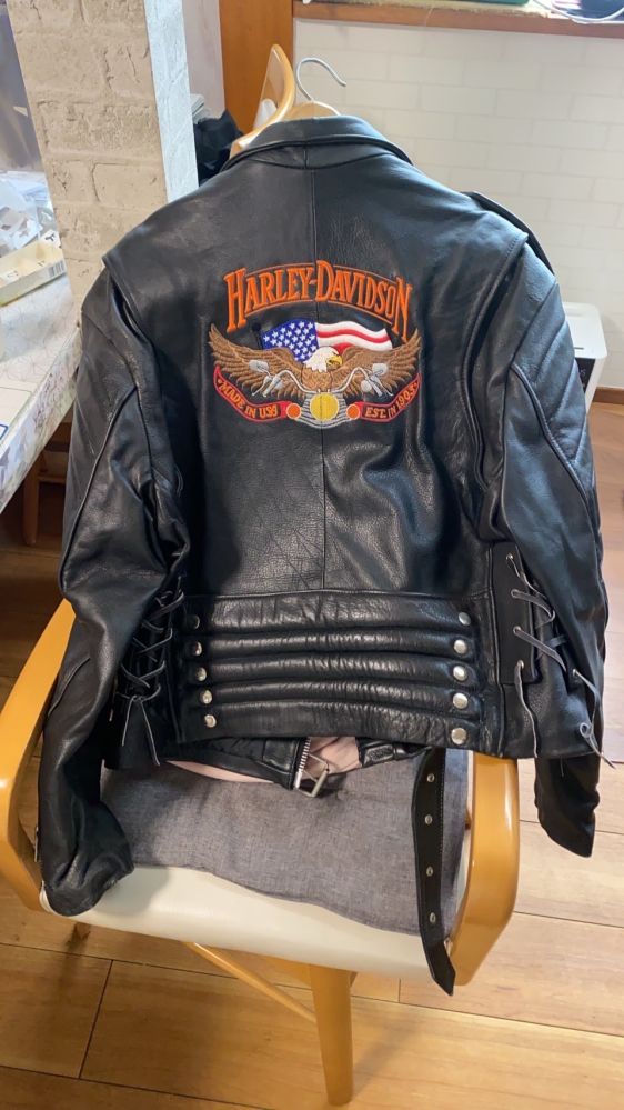 harleydavidsonレザージャケットについて質問です。 - Yahoo!知恵袋